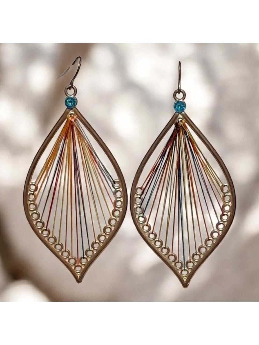 Bohemian Multicolor String Earrings
